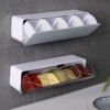 PÓŁKA KUCHENNA Dozownik KASZE PRZYPRAWY 8 miejsc 2 POJEMNIKI Organizer 30cm - miniatura 15