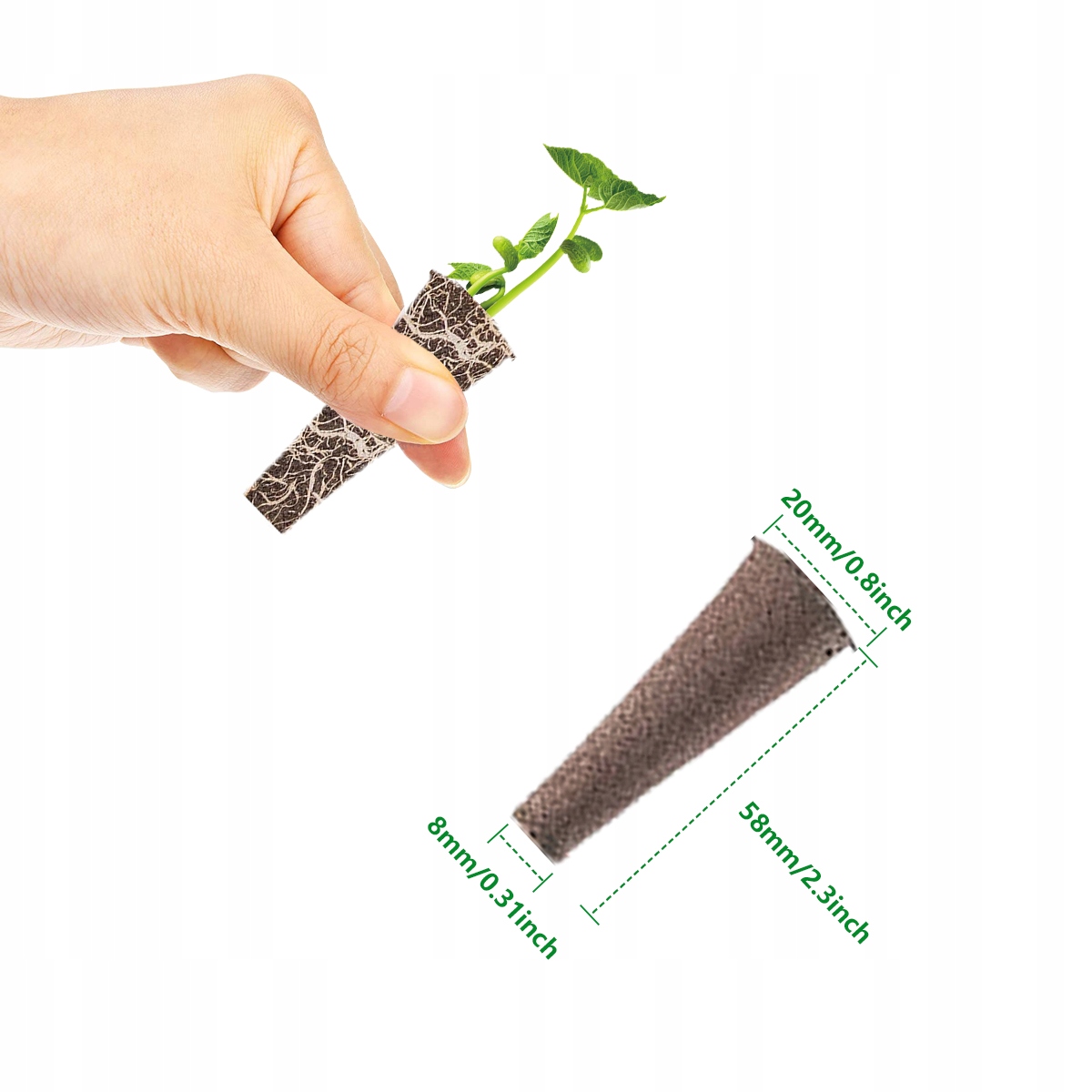 ROZSADA ZESTAW STARTOWY INSPEKT SADZONKI 50 WKŁADÓW PODŁOŻE HYDROPONIKA - obrazek 13