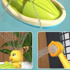 Kaczuszki KĄPIELOWE Prysznic ŁÓDKA WANNY Zabawka DZIECI Ładowarka +4 AKU - miniatura 4