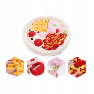 PLUSZOWA PIZZA dla psa ZABAWKA Mata EDUKACYJNA XL - miniatura 6