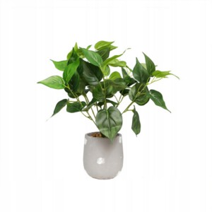 SZTUCZNA Roślina W DONICZCE REALISTYCZNA 38cm FILODENDRON do DOMU BIURA - miniatura 2