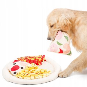PLUSZOWA PIZZA dla psa ZABAWKA Mata EDUKACYJNA XL - miniatura 16