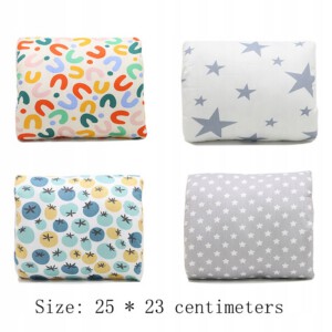 PODUSZKA DO KARMIENIA POD RAMIĘ GŁOWĘ NIEMOWLAKA DZIECKA MIĘKKA NIEBIESKA - miniatura 5