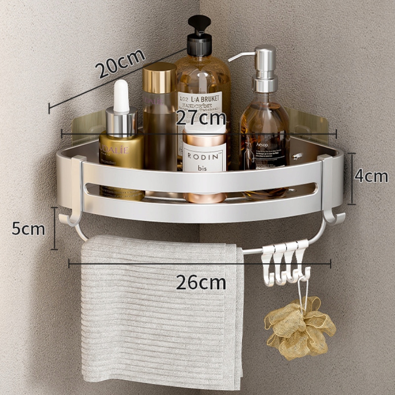 PÓŁKA Łazienkowa PRYSZNICOWA Narożna PODWÓJNA - obrazek 5