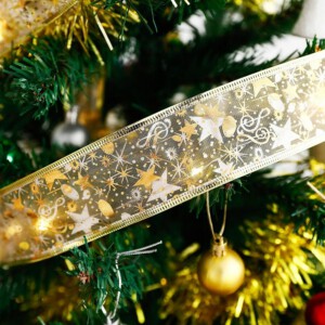 TAŚMA LED CHOINKOWA dekoracyjna WSTĄŻKA 2m 20LED - miniatura 7