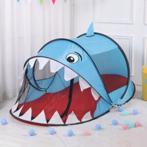 Namiot dla DZIECI Rekin do DOMU OGRODU na PLAŻĘ DWÓR 182x100x80cm POP-UP - miniatura 5