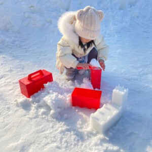 ZESTAW FOREMEK DO PIASKU ŚNIEGU KLOCKI ZABAWKA DLA DZIECI PREZENT 4szt - miniatura 4