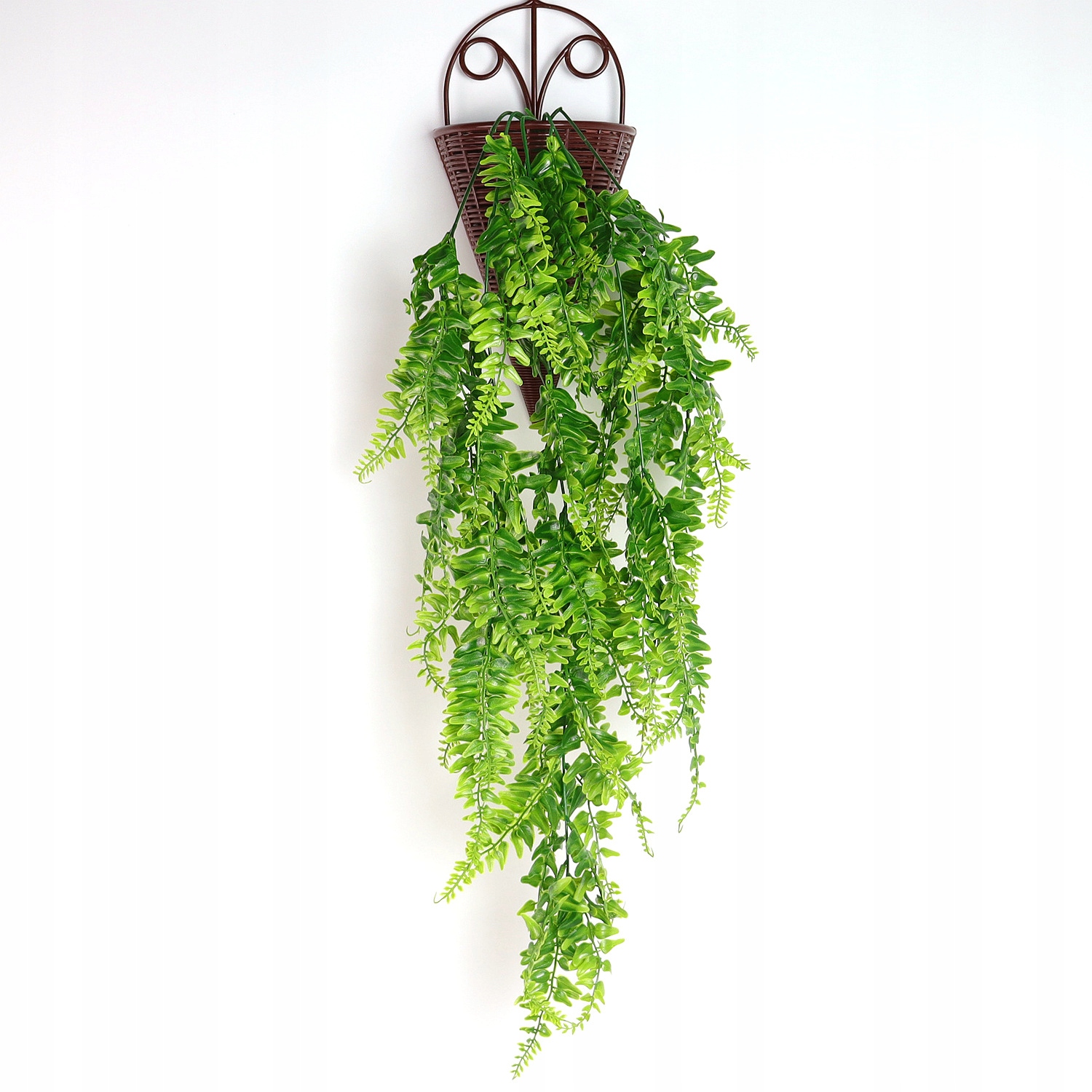 SZTUCZNA PAPROĆ Paprotka DOMOWA Zwisająca XL Duża REALISTYTCZNA - obrazek 7