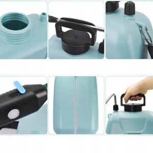 OPRYSKIWACZ AKUMULATOROWY PLECAKOWY ELEKTRYCZNY 5L AUTOMAT OGRODOWY USB - miniatura 5