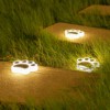 Lampka SOLARNA ŁAPKA Ciepła BARWA Dekoracyjna Ogrodowa WBIJANA IP65 1szt - miniatura 4