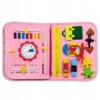 Tablica MONTESSORI Walizka EDUKACYJNA Sensoryczna dla DZIECI Manipulacyjna - miniatura 4