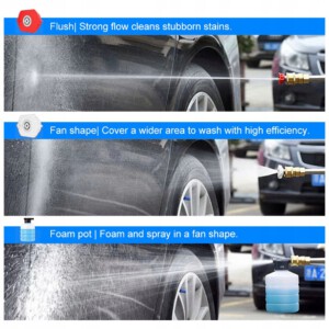 MYJKA Ciśnieniowa AKUMULATOROWA 60bar ZESTAW 500W - miniatura 7