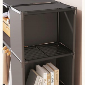 SZAFA Modułowa SKŁADANA Wieszak GARDEROBA na UBRANIA Metalowa 125x28x80 cm - miniatura 16