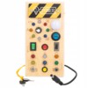 Tablica MONTESSORI Sensoryczna DREWNIANA Manipulacyjna LED Włącznik Światła - miniatura 3