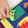Tablica MONTESSORI Walizka EDUKACYJNA Sensoryczna dla DZIECI Manipulacyjna - miniatura 8