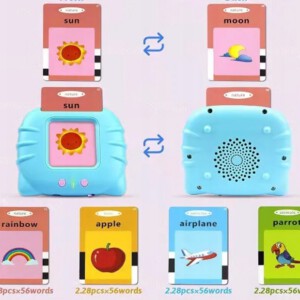 ZABAWKA EDUKACYJNA DLA DZIECI CZYTNIK KART DO NAUKI ANGIELSKIEGO 224 SŁÓWEK - miniatura 9