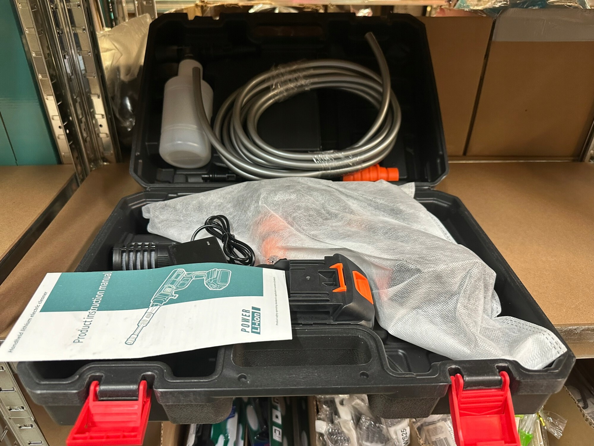 MYJKA Ciśnieniowa AKUMULATOROWA do 100bar ZESTAW 600W OGRODOWA - obrazek 16