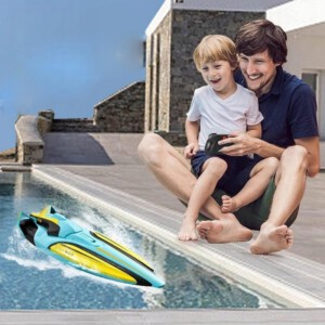 MOTORÓWKA ZDALNIE STEROWANA 30km/h Torpeda LED 60 minut 2xBATERIE SZYBKA - miniatura 10