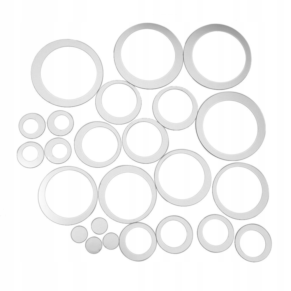 Zestaw 24 szt LUSTER Akrylowych Wzorki Ozdoba 264 - obrazek 2