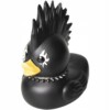 Kaczka KĄPIELOWA GOTHIC duck HEAVY METAL Irokez Czarna do WANNY PREZENT - miniatura 1