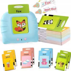 ZABAWKA EDUKACYJNA DLA DZIECI CZYTNIK KART DO NAUKI ANGIELSKIEGO 224 SŁÓWEK - miniatura 5