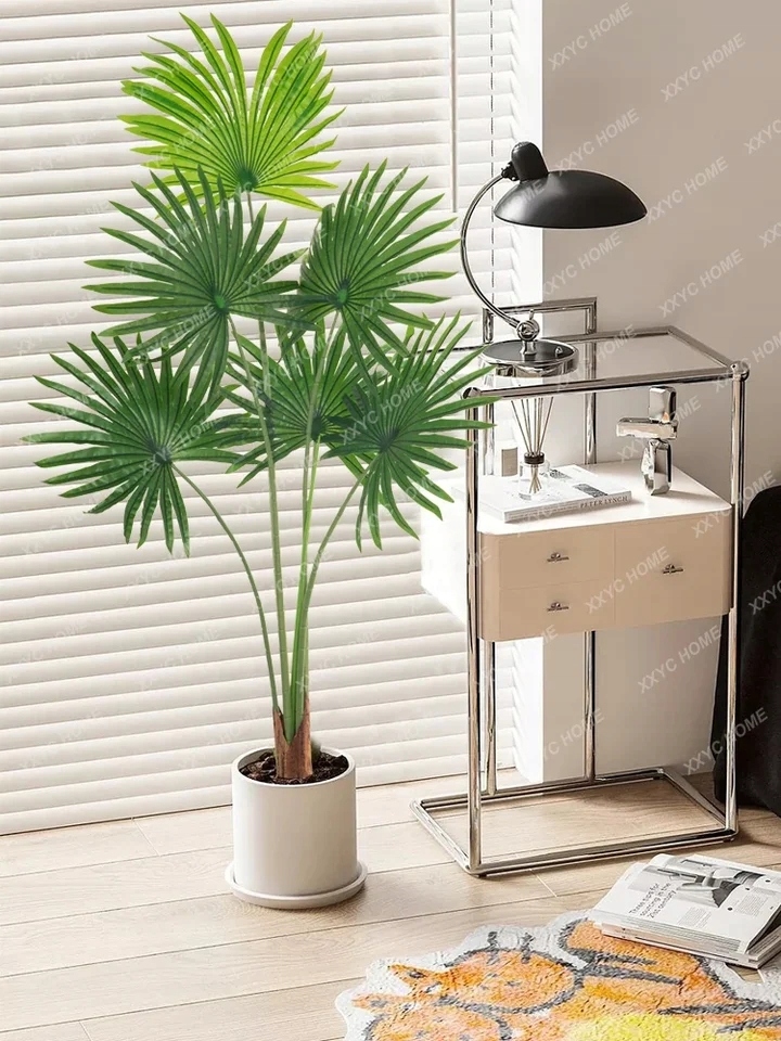 SZTUCZNA Roślina PALMA Wachlarzowa XXL W DONICZCE REALISTYCZNA 160cm - obrazek 6