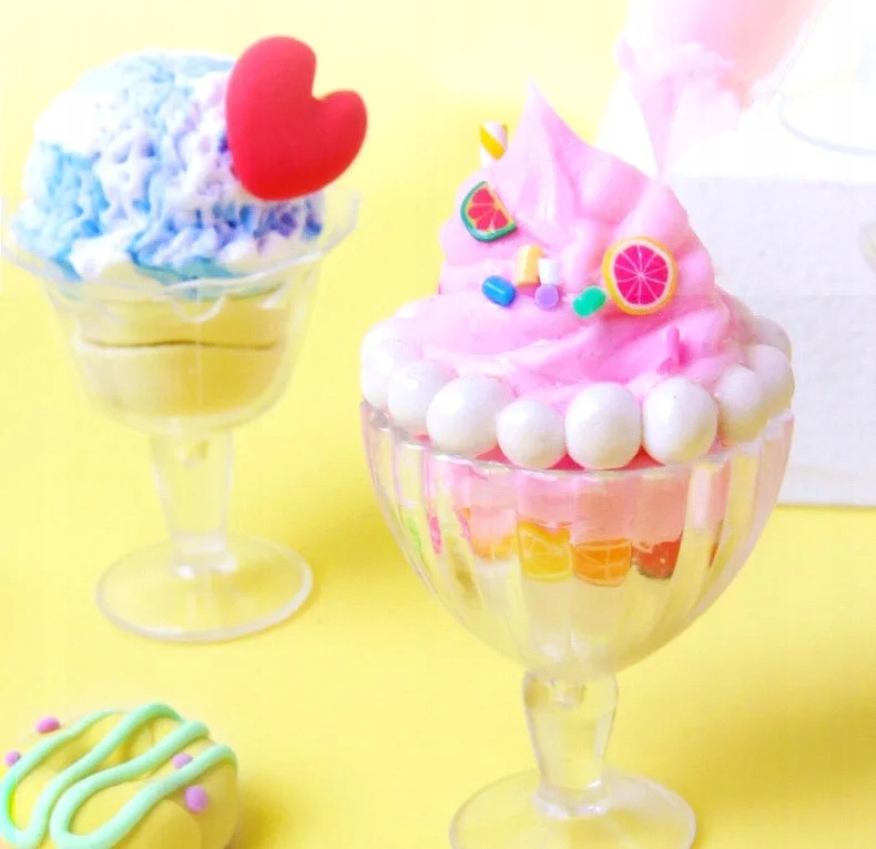 Zabawka DIY KOLOROWE DESERY LODY POSYPKI Zrób to Sam SENSORYCZNA XL ZESTAW - obrazek 14