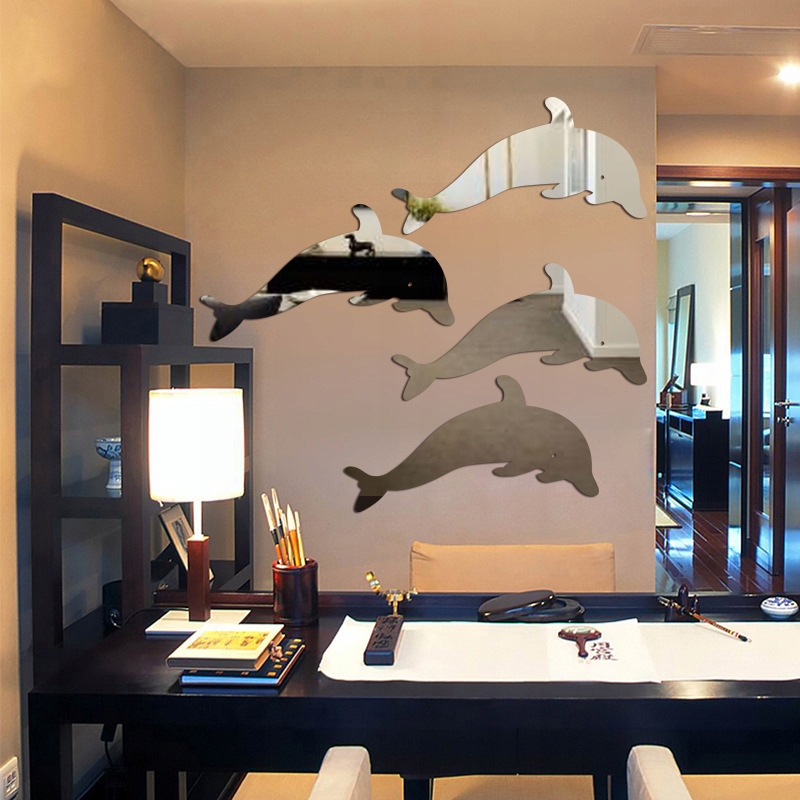 Zestaw 4szt LUSTER Akrylowych Delfin DZIECI XL 268 - zdjęcie 4