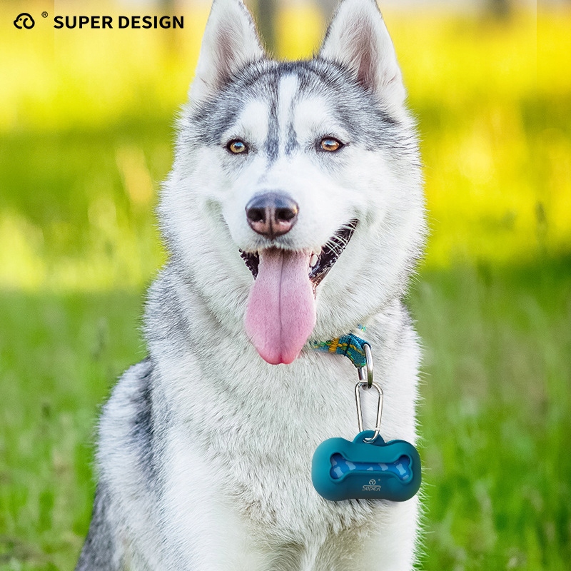 POJEMNIK ETUI NA WORECZKI NA PSIE ODCHODY DO OBROŻY 3 ROLKI W ZESTAWIE - obrazek 5