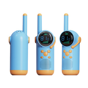 Walkie Talkie KRÓTKOFALÓWKI RADIO DZIECI Wyświetlacz 22 KANAŁY LED VOX 3km - miniatura 2