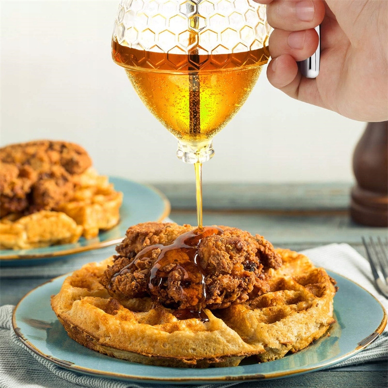 DOZOWNIK NA MIÓD DYSPENSER DO MIODU SYROPU CZEKOLADY PLASTIKOWY 240ML 15CM - zdjęcie 10