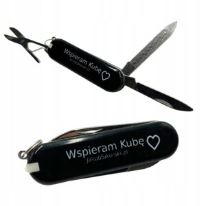 GADŻET REKLAMOWY JakubSikorski - BRELOK SCYZORYK MAŁY MINI WIELOFUNKCYJNY