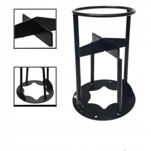 STOJAK DO CIĘCIA DREWNA RĘCZNA ŁUPARKA ŻELIWNA OPAŁ KOMINKA OGNISKO 27x14cm - miniatura 5