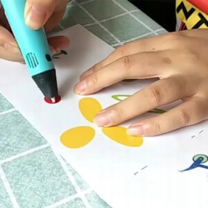 ZESTAW DŁUGOPIS 3D FILAMENT 9 METRÓW DLA DZIECI NIEBIESKI DRUKARKA PREZENT - miniatura 5