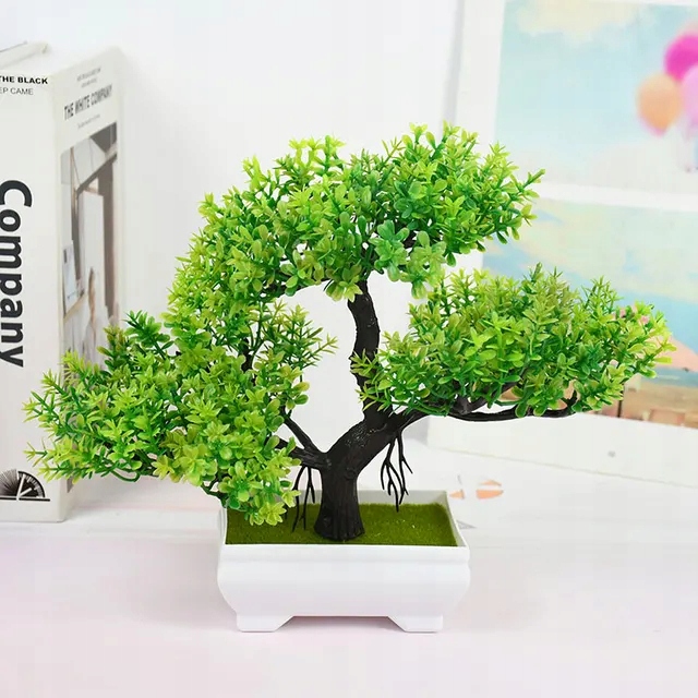 SZTUCZNA Roślina BONSAI w Doniczce DRZEWKO MINI Piękne REALISTYCZNE Ozdobne - obrazek 3