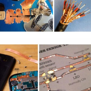 Taśma MIEDZIANA FOLIA Samoprzylepna do EKRANOWANIA NA ŚLIMAKI 10mm x 20m - miniatura 5