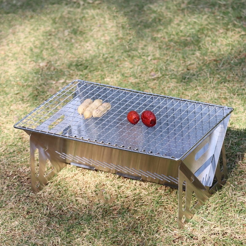 Grill PALENISKO Ogrodowe MAŁY PORĘCZNY Kempingowy TURYSTYCZNY +ETUI THICK - obrazek 9