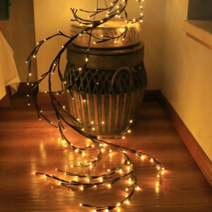 DRZEWKO LED Ozdobne SZCZĘŚCIA ŚWIĄTECZNE Lampki DEKORACJA na ŚWIĘTA Ścienna - miniatura 14