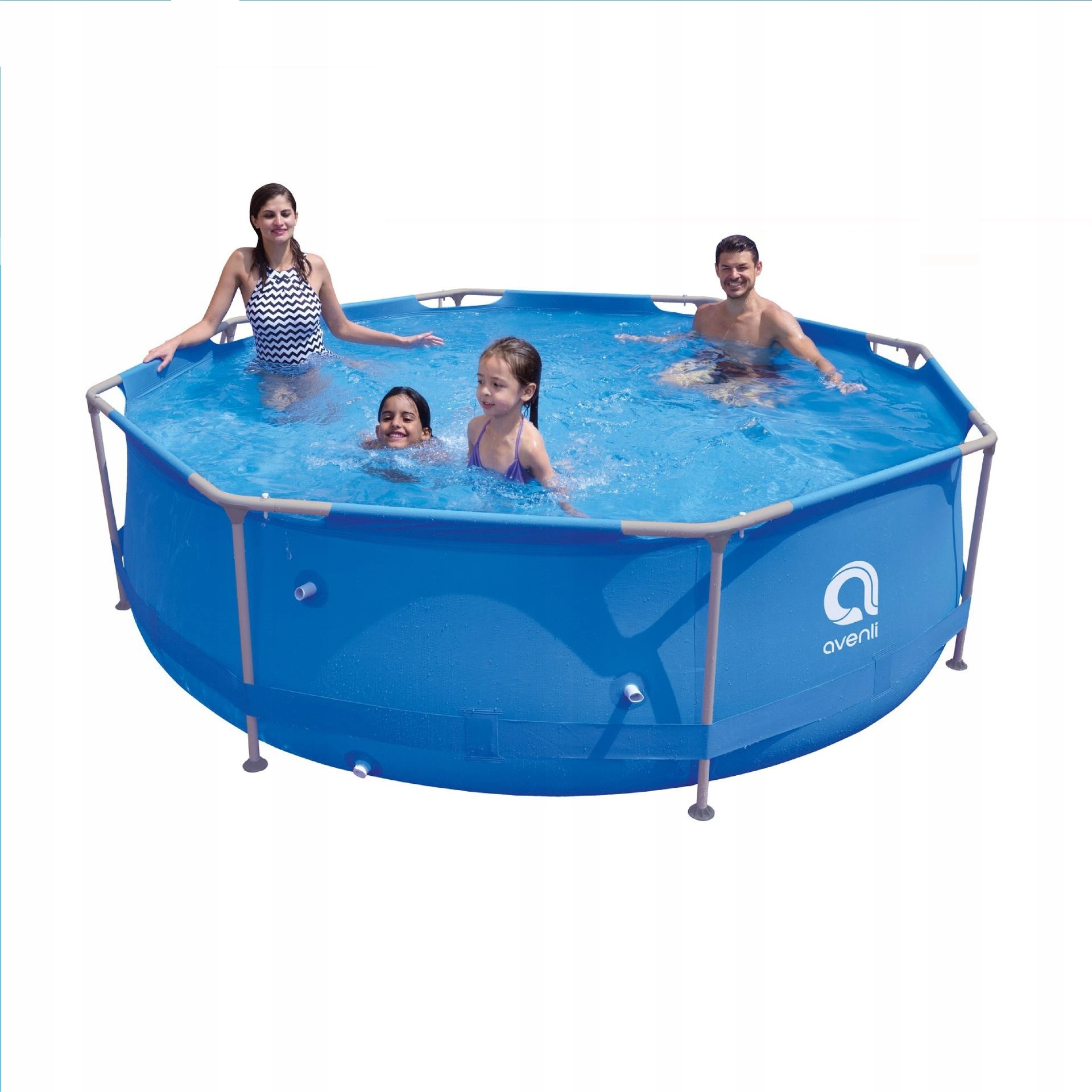 BASEN 300 x 76 cm STELAŻOWY OGRODOWY Okrągły POMPA - zdjęcie 3