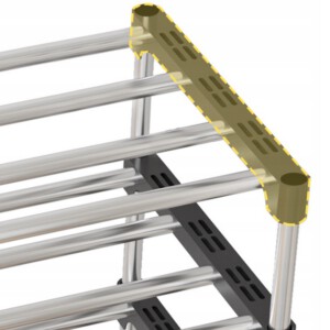 STOJAK Organizer Szafka na BUTY 3 poziomy METALOWA - miniatura 5