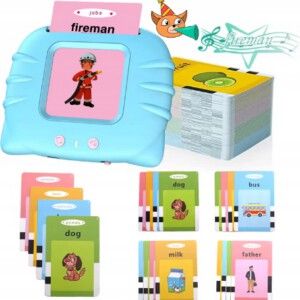 ZABAWKA EDUKACYJNA DLA DZIECI CZYTNIK KART DO NAUKI ANGIELSKIEGO 224 SŁÓWEK - miniatura 4