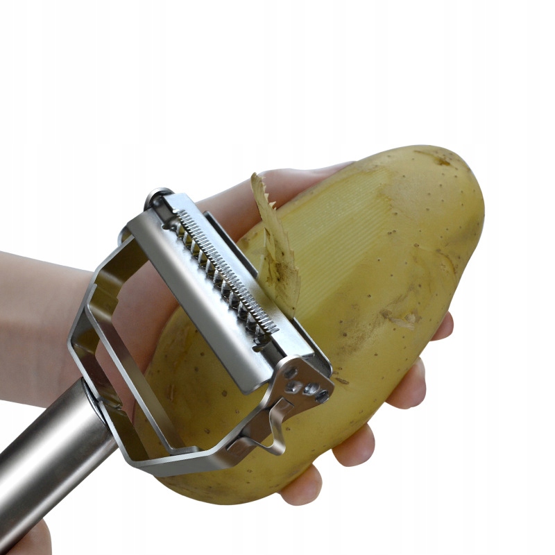 OBIERACZKA DO WARZYW ZIEMNIAKÓW OWOCÓW ROZDRABNIACZ ZE STALI NIERDZEWNEJ - obrazek 6
