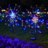 Lampka SOLARNA Ogrodowa KOLOROWA Fajerwerki aż 200 LED ŚWIĄTECZNA IMPREZOWA - miniatura 5
