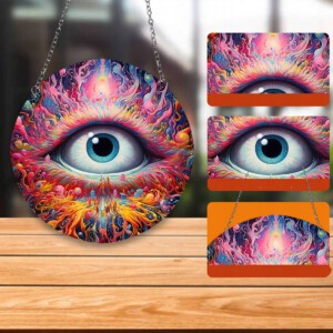 Ozdoba dekoracja WITRAŻ Wisząca DOMOWA Akrylowa PIĘKNA Drzewko SZCZĘŚCIA XL - miniatura 2