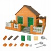 ZESTAW DO BUDOWY DOMKU ZABAWKA DLA DZIECI PREZENT DIY MINIATUROWY DOMEK - miniatura 1