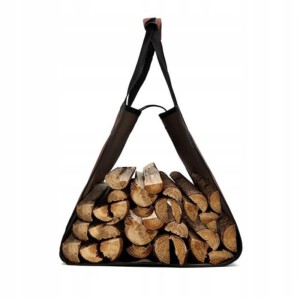 Torba na OPAŁ do DREWNA PRZENOŚNA DREWNO KOMINKOWE NOSZENIA DRZEWA XXL 900D - miniatura 4