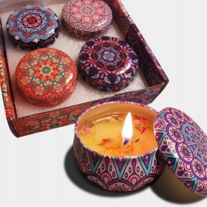 Zestaw ŚWIEC SOJOWYCH 4sz + BOX ŚWIECE Piękne ZAPACHOWE DEKORACYJNE PREZENT - miniatura 8