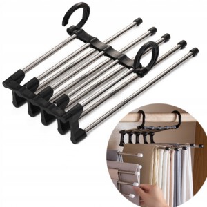 WIESZAK do SZAFY SPODNI 5 par ORGANIZER Wysuwany