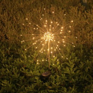 Lampka SOLARNA Ogrodowa KOLOROWA Fajerwerki 200 LED ŚWIĄTECZNA DEKORACYJNA - miniatura 8