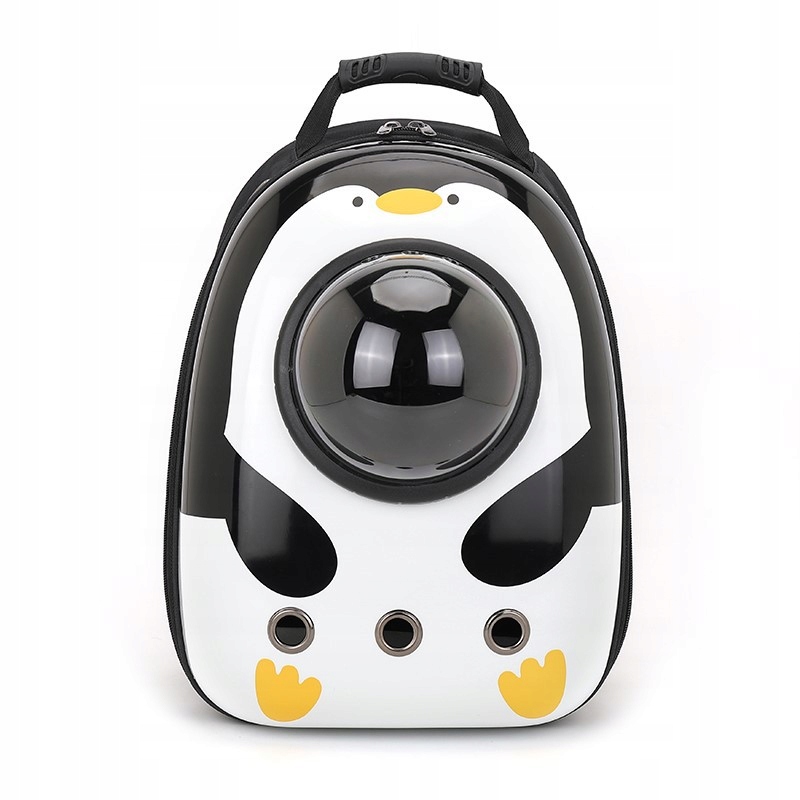 PLECAK DO TRANSPORTU ZWIERZĄT KOTÓW TRANSPORTER KOSMICZNY XL BIAŁY PINGWIN - obrazek 4